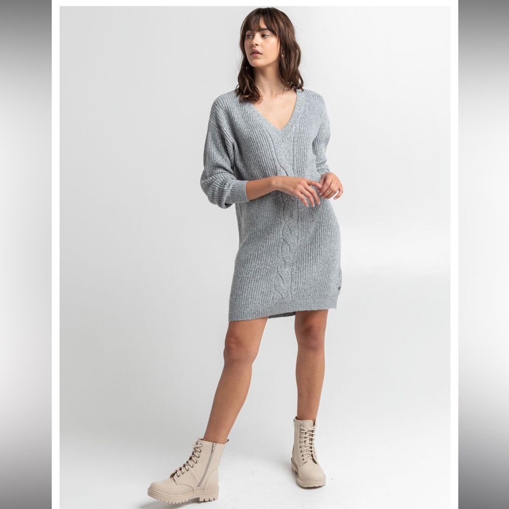 roxy turn a corner sweater dress